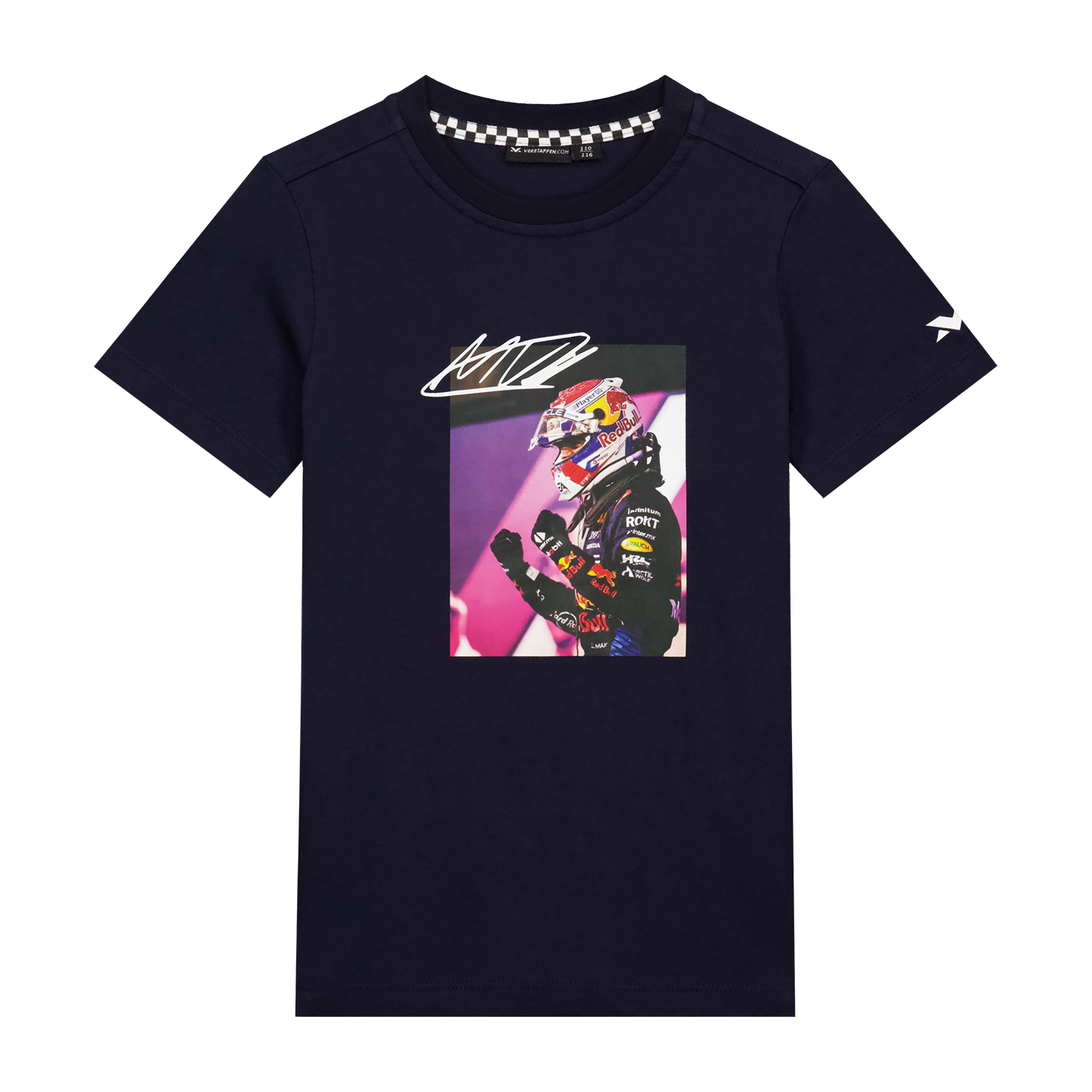 MV Kids - T-shirt Photoprint - Navy - Max Verstappen