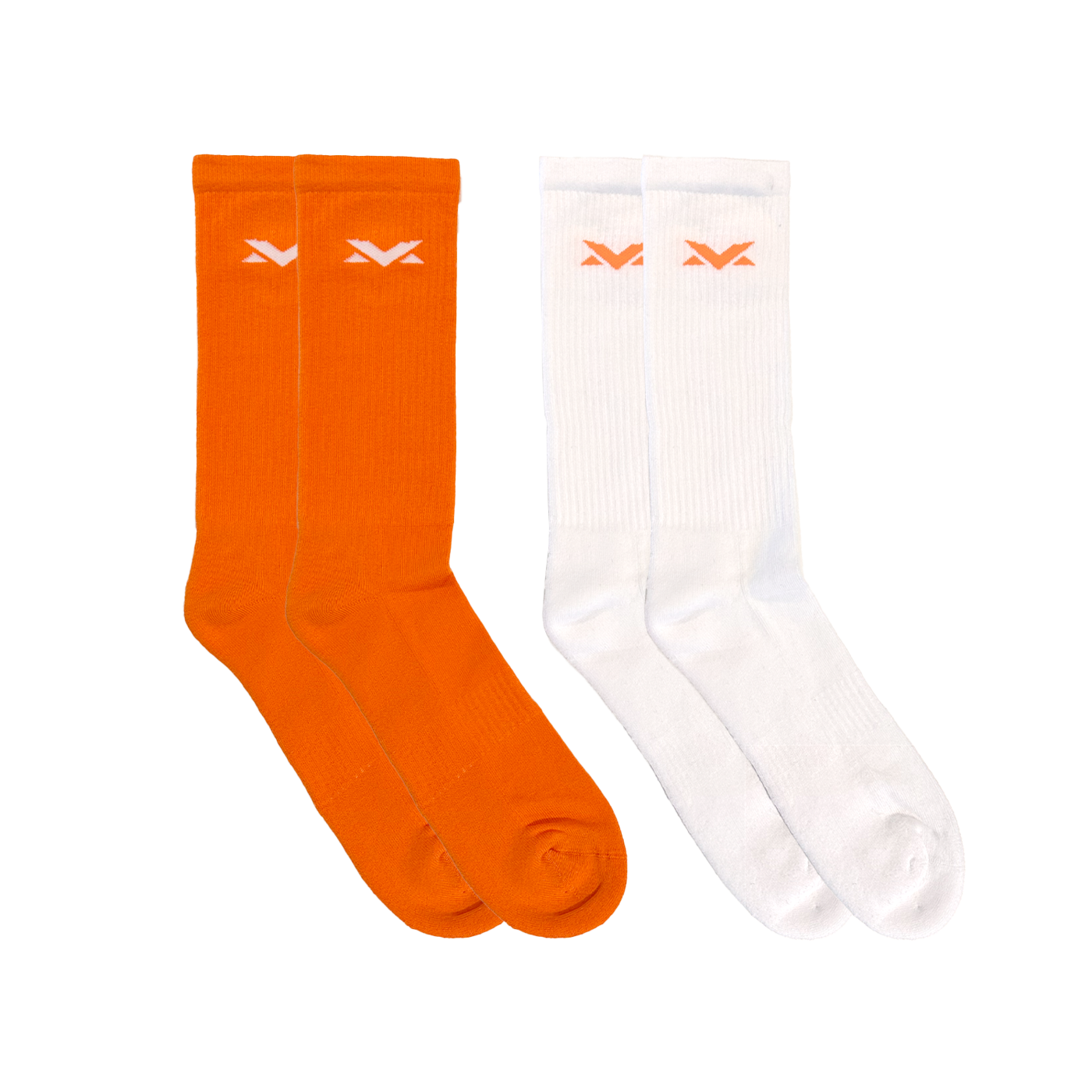 MV Socks 2-pack - Orange/White