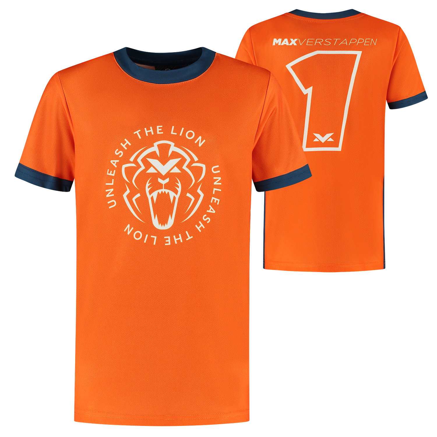 Kids - Sportshirt - Orange - Unleash The Lion