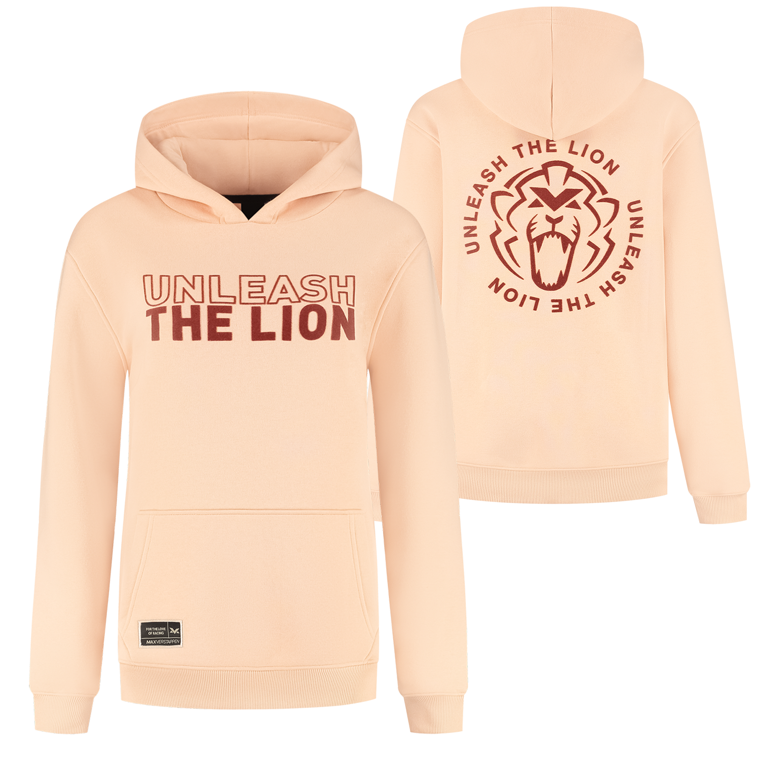 Hoodie - Peach - Unleash The Lion